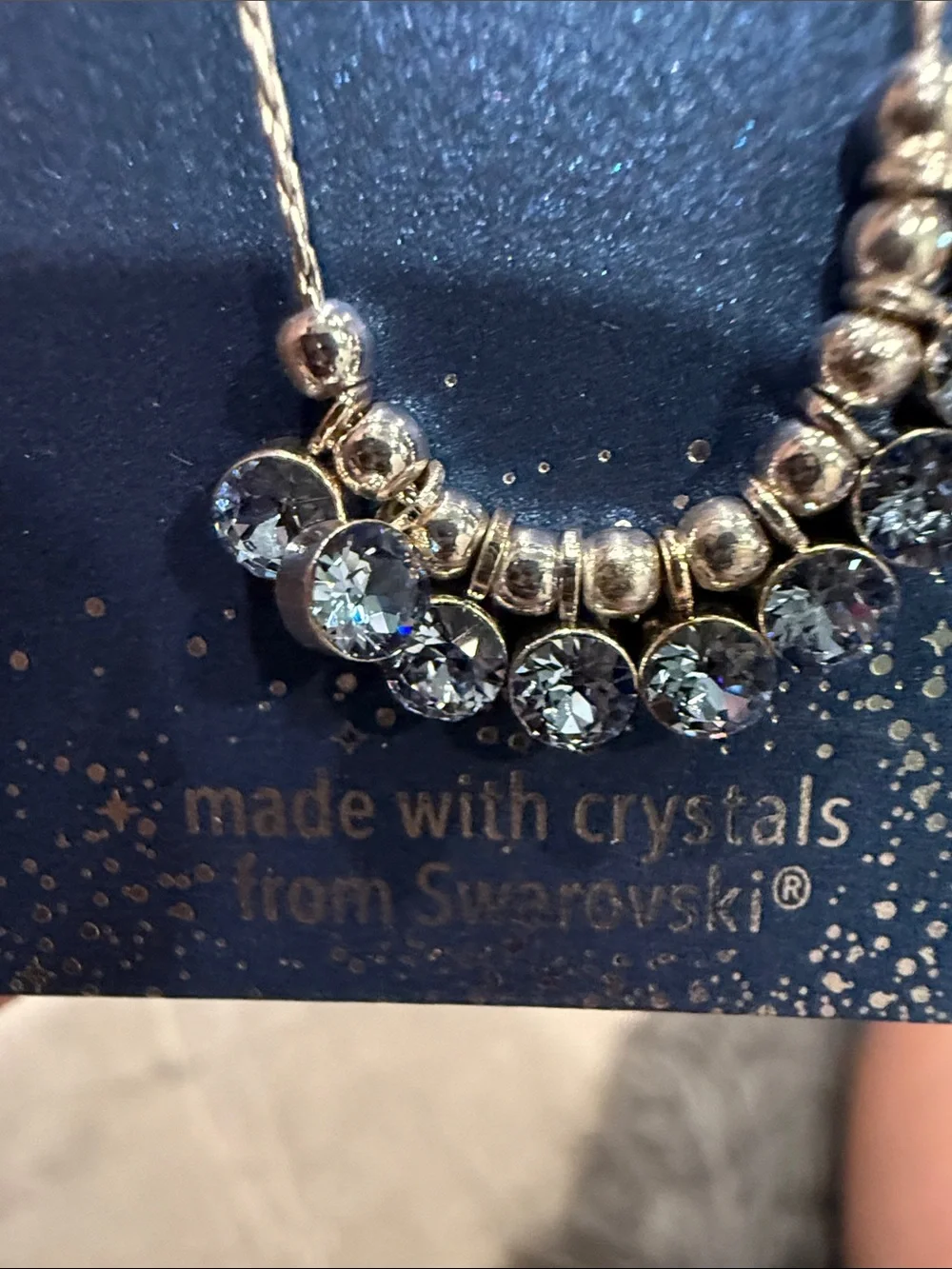 I Am Silver Beaded Pendant Necklace - Silver